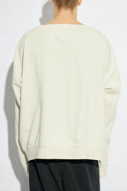 Maison Margiela cream Sweatshirt with logo S50GU0230 M25017-103