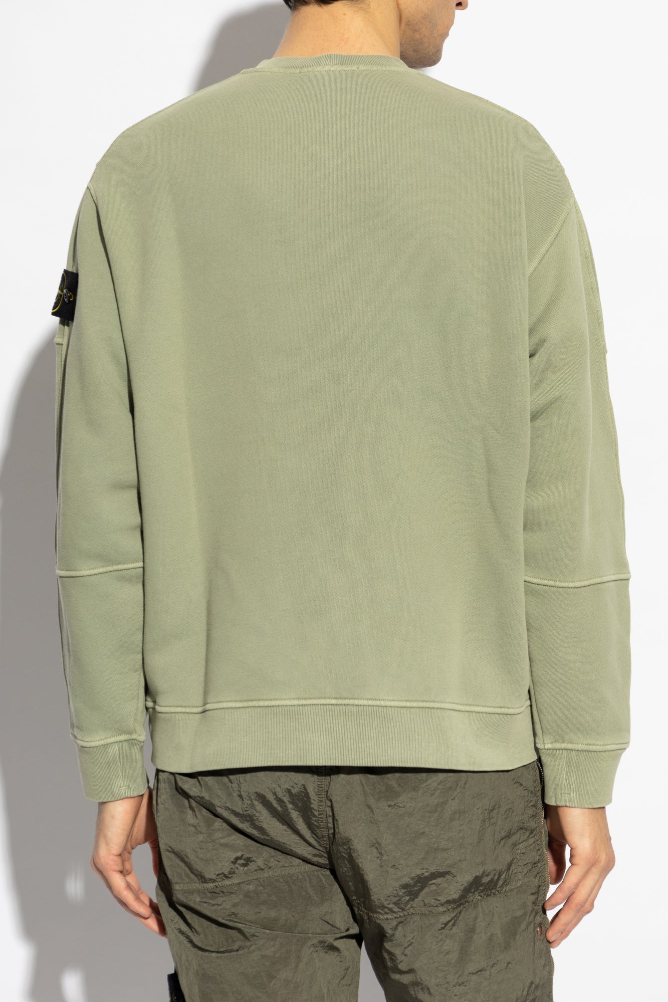 Stone Island GREEN Sweatshirt with Logo K1S156100032 S0045-V0155