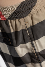 Burberry
Burberry beige Plaid-pattern swim shorts