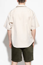 Ami Alexandre Mattiussi cream Shirt with Pocket HSH236 CO0099-725