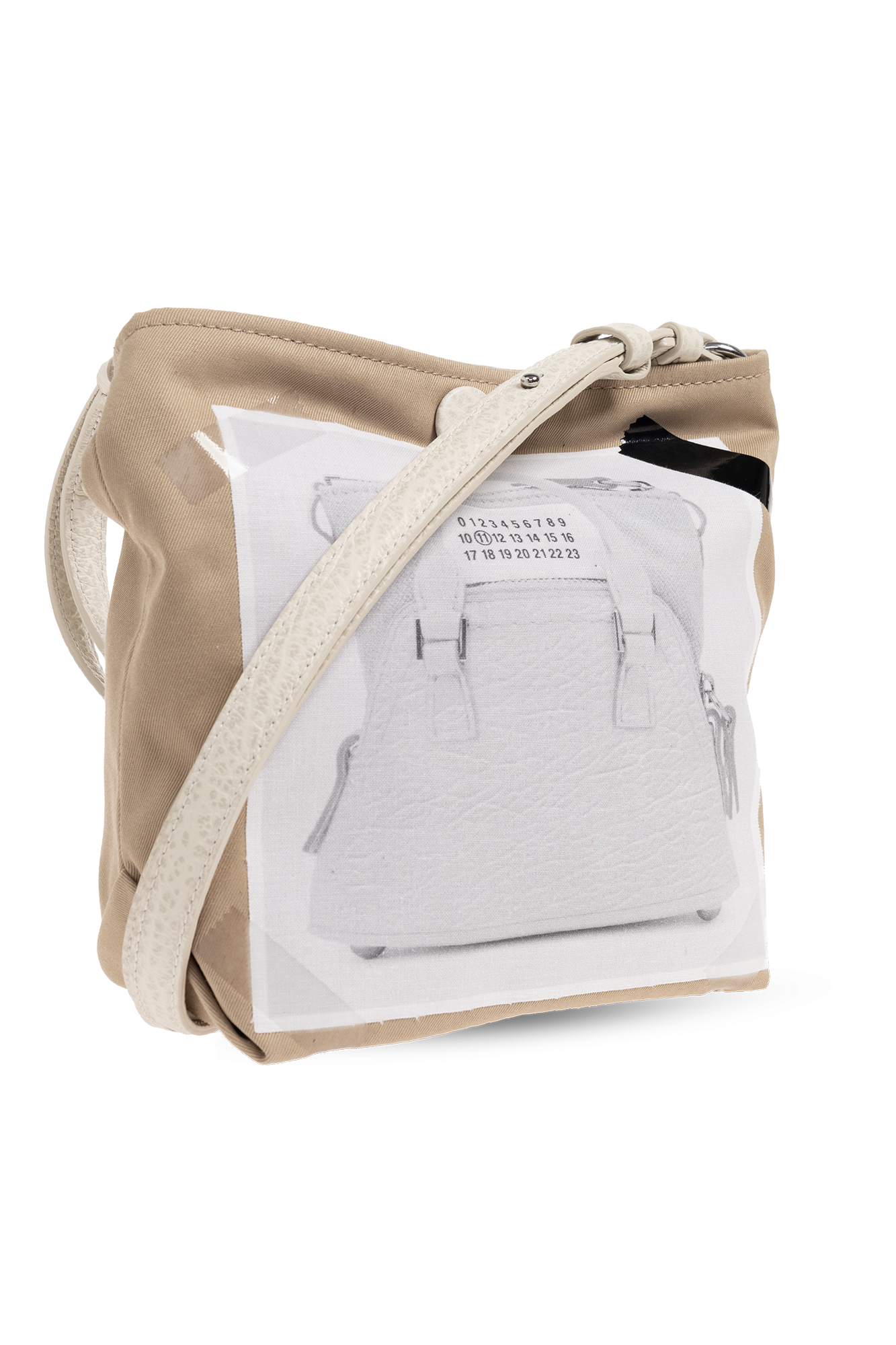 Maison Margiela beige Shoulder bag with logo SB1WC0009 P6436-HA192