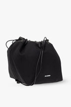 JIL SANDER BLACK ‘Dumpling’ bucket bag J07WG0027 P4860-001
