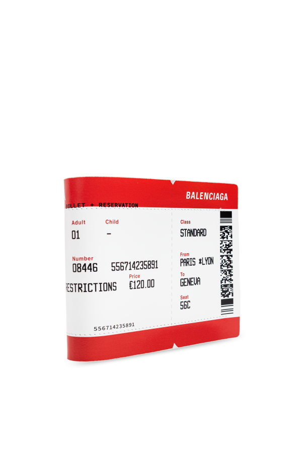 Balenciaga
Balenciaga WHITE Leather wallet with print