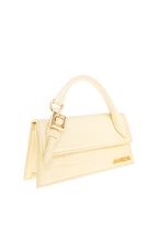 Jacquemus YELLOW ‘Le Chiquito Long Boucle’ shoulder bag 233BA326 3164-205