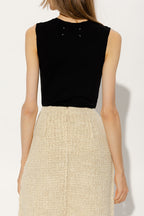 Maison Margiela BLACK Sleeveless bodysuit SI0NA0001 S23976-900