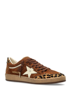 Golden Goose Brown 'Ball Star' Sports Shoes