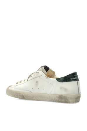 Golden Goose White ‘Super-Star Classic With List’ Sports Shoes