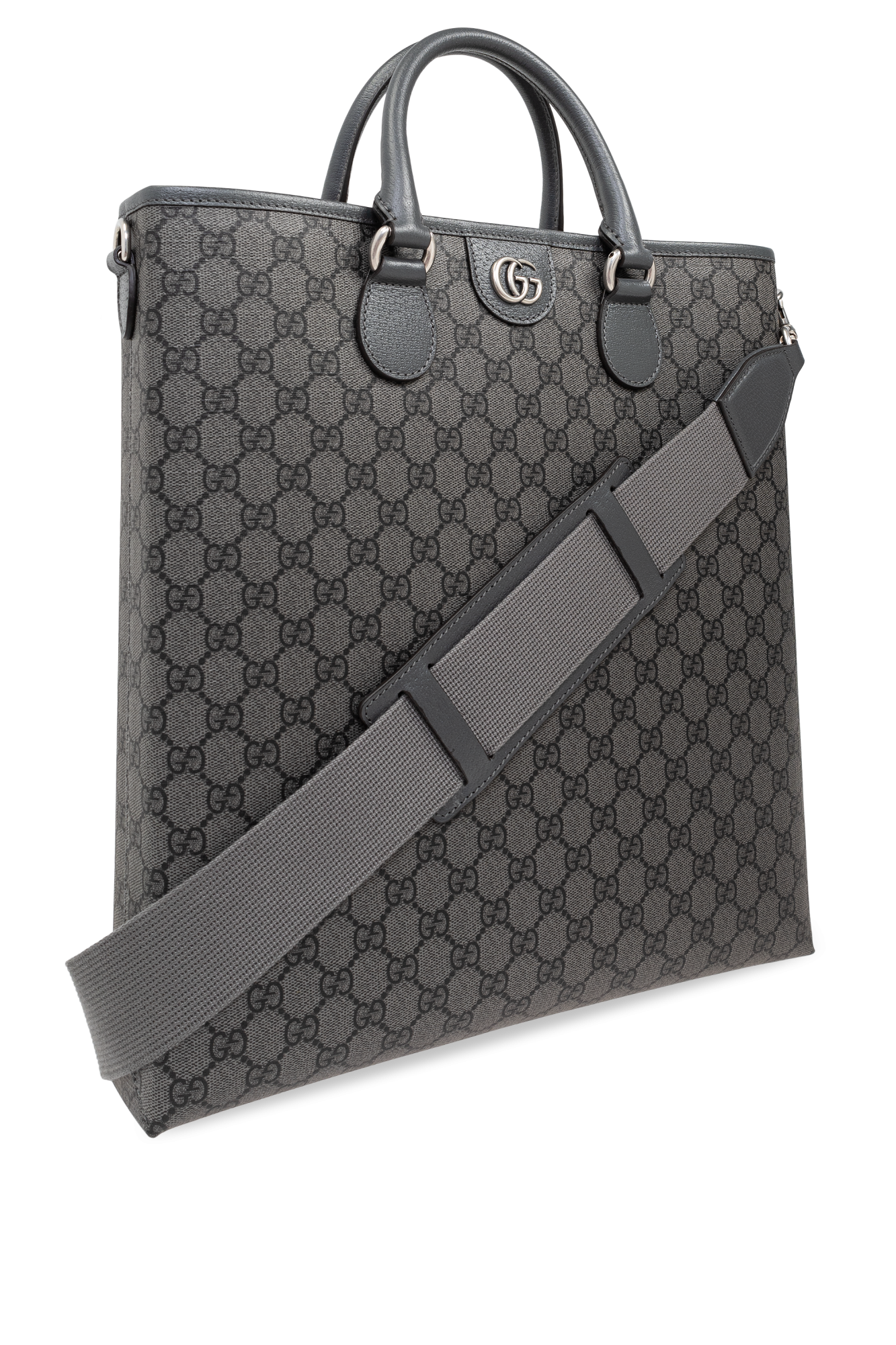 Gucci GREY Monogram 'shopper' bag 792118 FADJK-1242