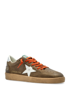 Golden Goose Brown ‘Ball Star’ Sports Shoes