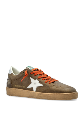 Golden Goose Brown ‘Ball Star’ Sports Shoes
