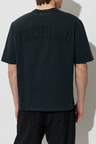Golden Goose BLACK T-shirt with logo