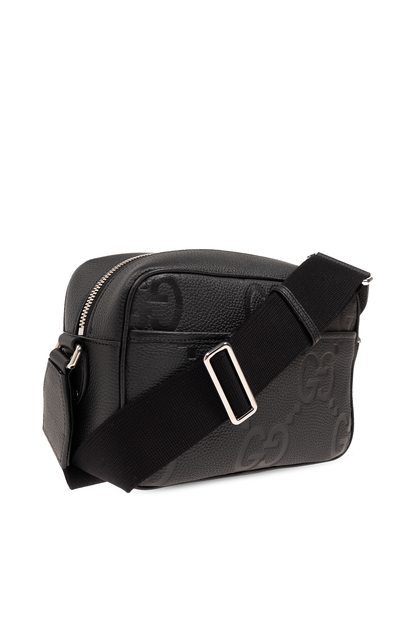 Gucci BLACK ‘GG Jumbo’ shoulder bag  766946 AABY7-1000