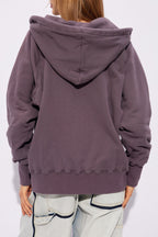 Maison Margiela PURPLE Hoodie with logo S51GU0128 STJ401-962
