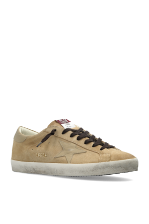 Golden Goose Beige ‘Super-Star Classic With List’ Sports Shoes