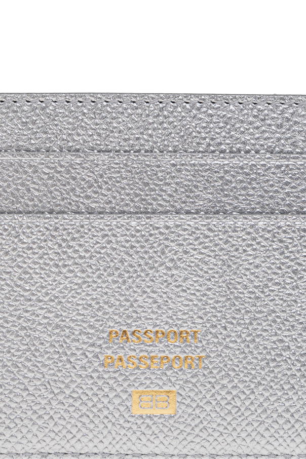 Balenciaga
Balenciaga SILVER Leather card holder with logo