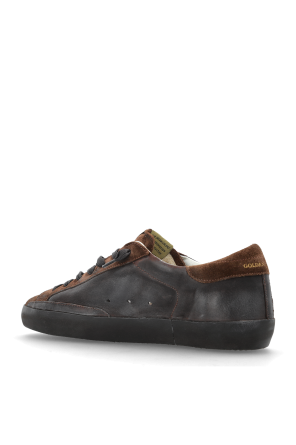 Golden Goose Brown ‘Super-Star Classic With List’ Sports Shoes