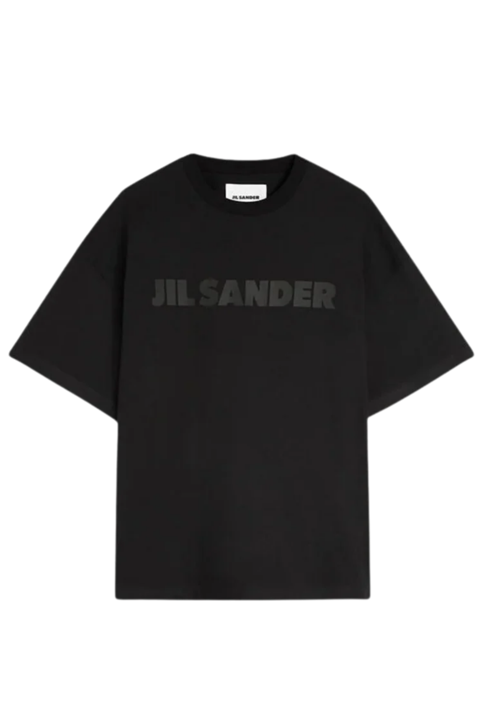 Jil Sander Short Sleeve T-shirt Logo Black