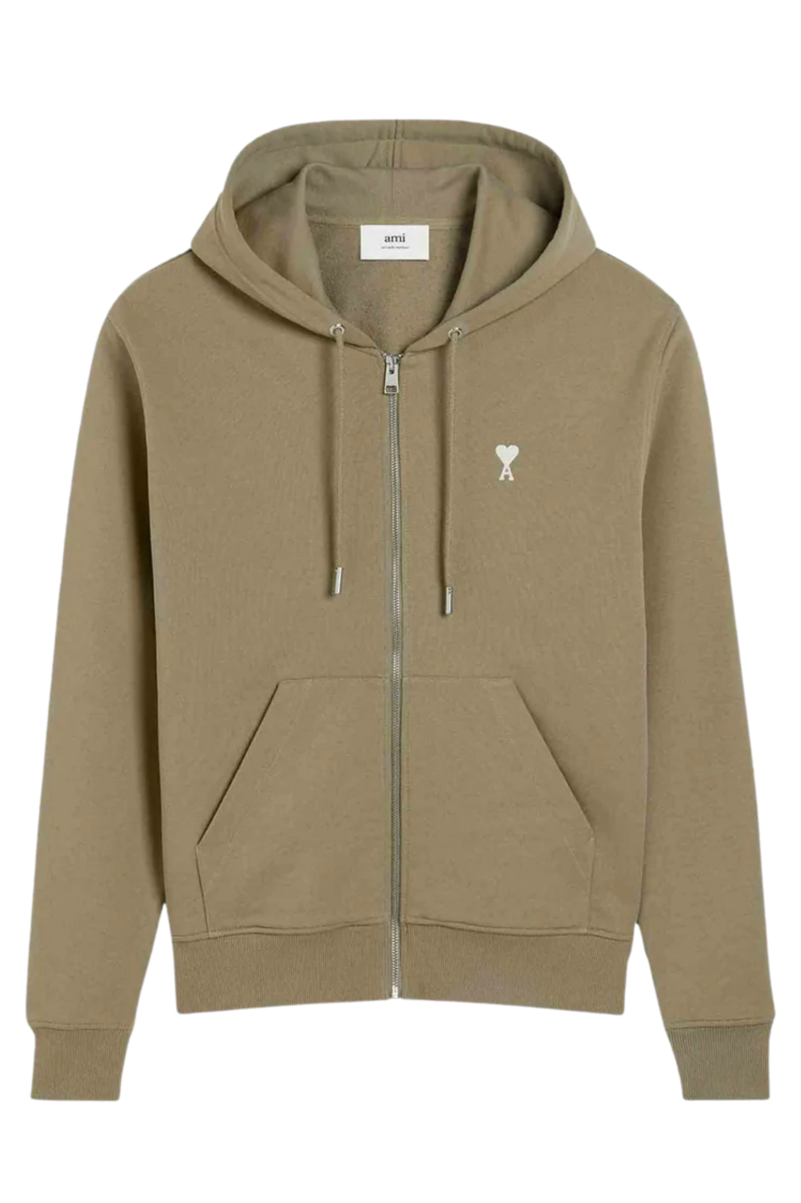 ami-paris-zip-hoodie-ami-de-coeur-green-ss25-HSW260-730-375