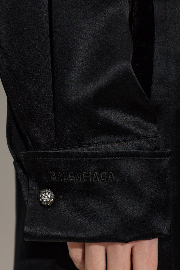 Balenciaga
Balenciaga BLACK Satin shirt with belt