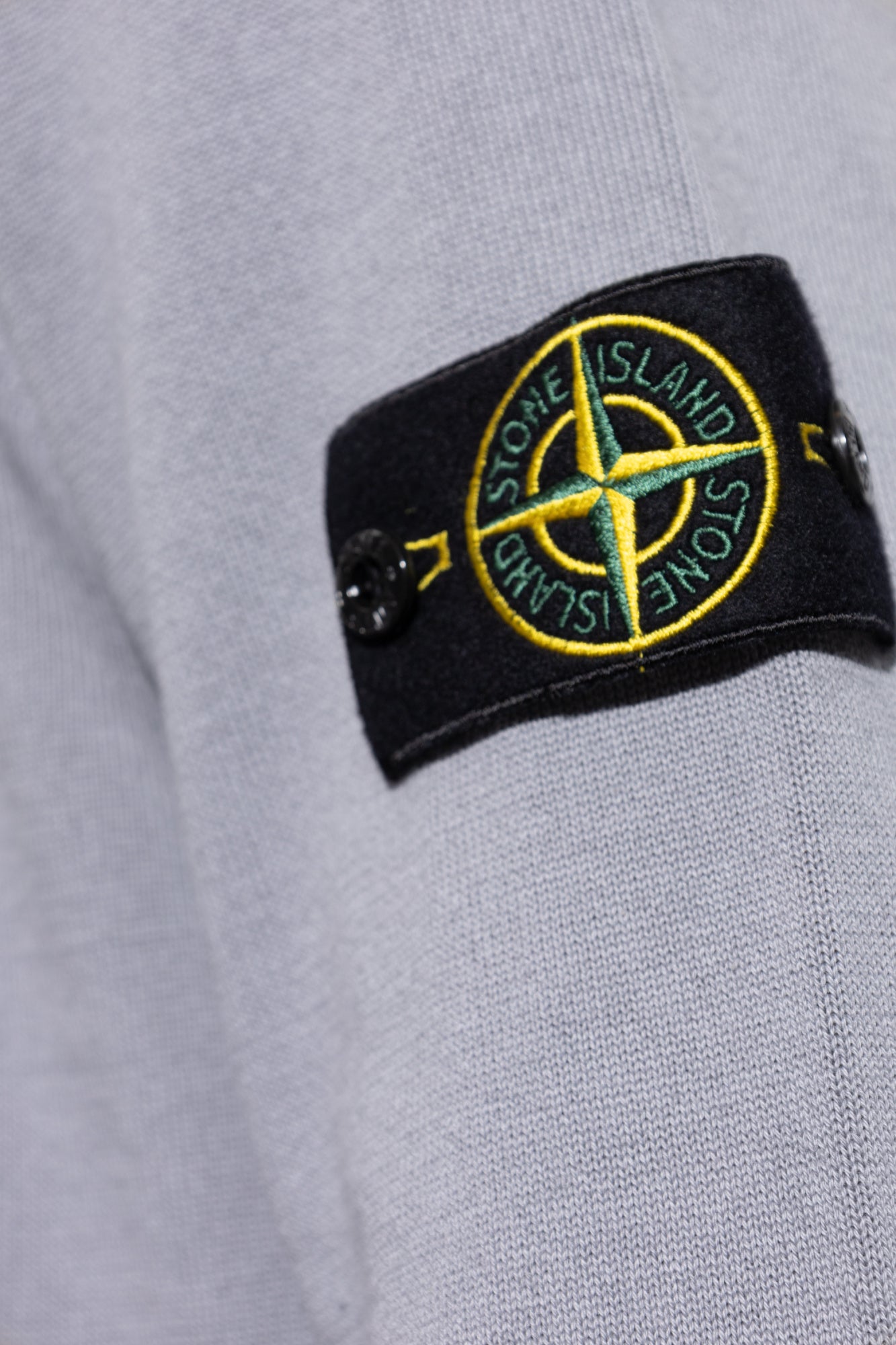 Stone Island GREY Sweater with stand-up collar K1S155100063 S00B2-V0024