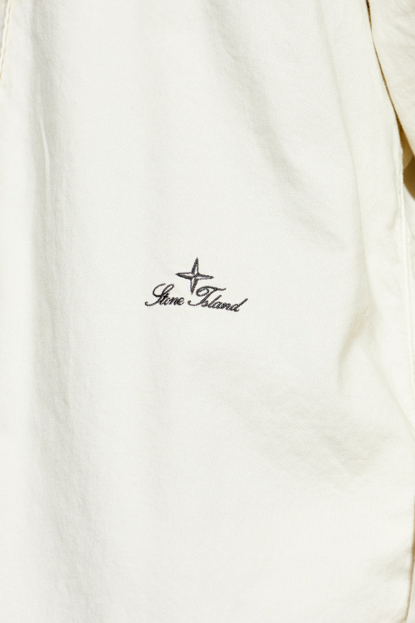 Stone Island
Stone Island cream Shirt with embroidered logo