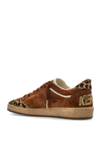 Golden Goose Brown 'Ball Star' Sports Shoes