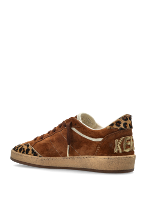 Golden Goose Brown 'Ball Star' Sports Shoes