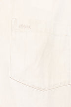 Ami Alexandre Mattiussi cream Shirt with Pocket HSH236 CO0099-725