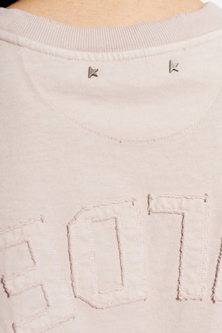 Golden Goose PINK T-shirt with logo
