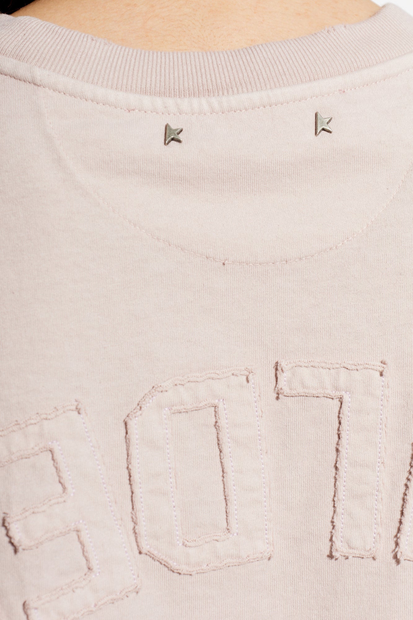 Golden Goose PINK T-shirt with logo