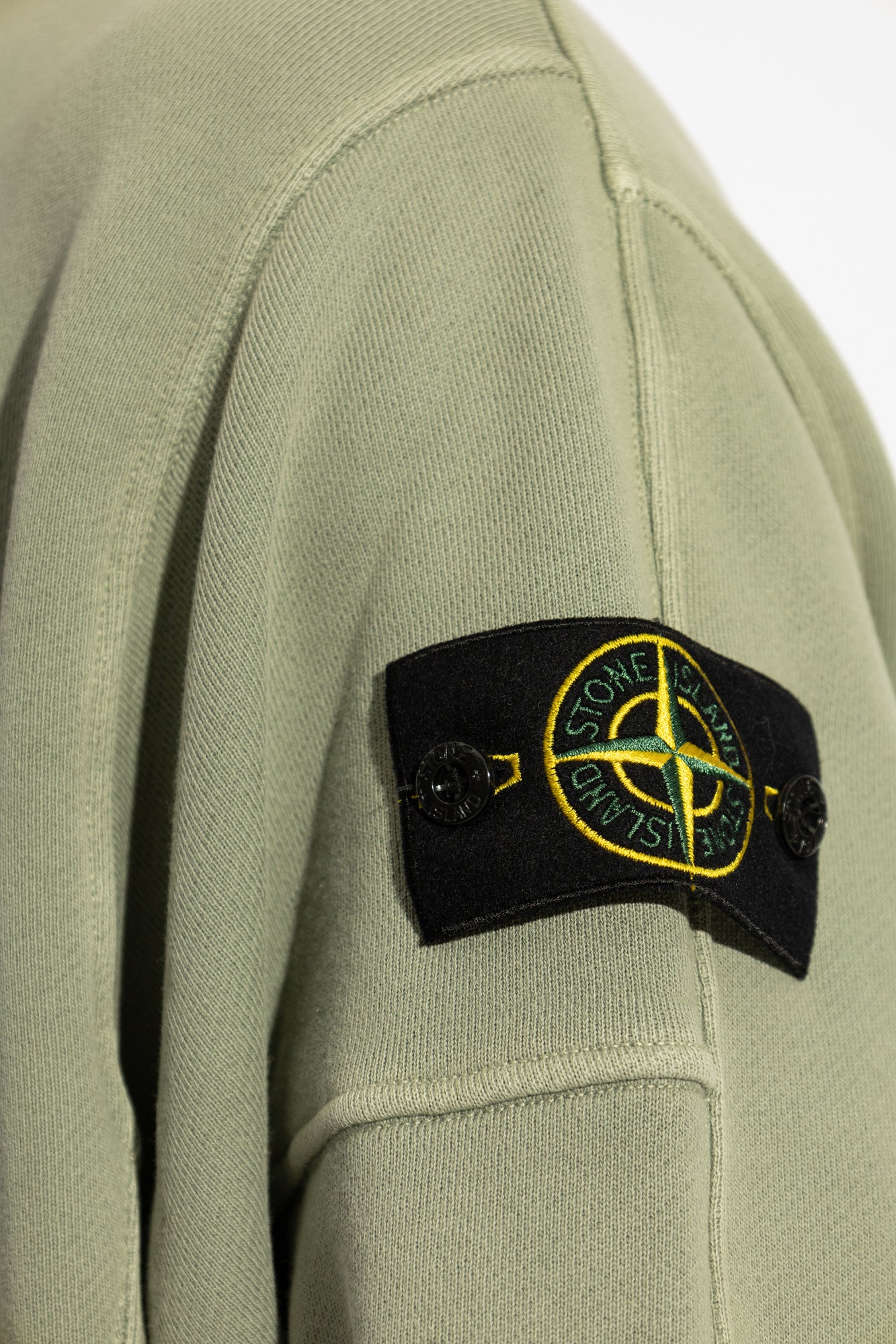 Stone Island GREEN Sweatshirt with Logo K1S156100032 S0045-V0155