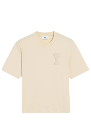 ami-paris-t-shirt-ami-de-coeur-beige-ss25-HTS055-726-136