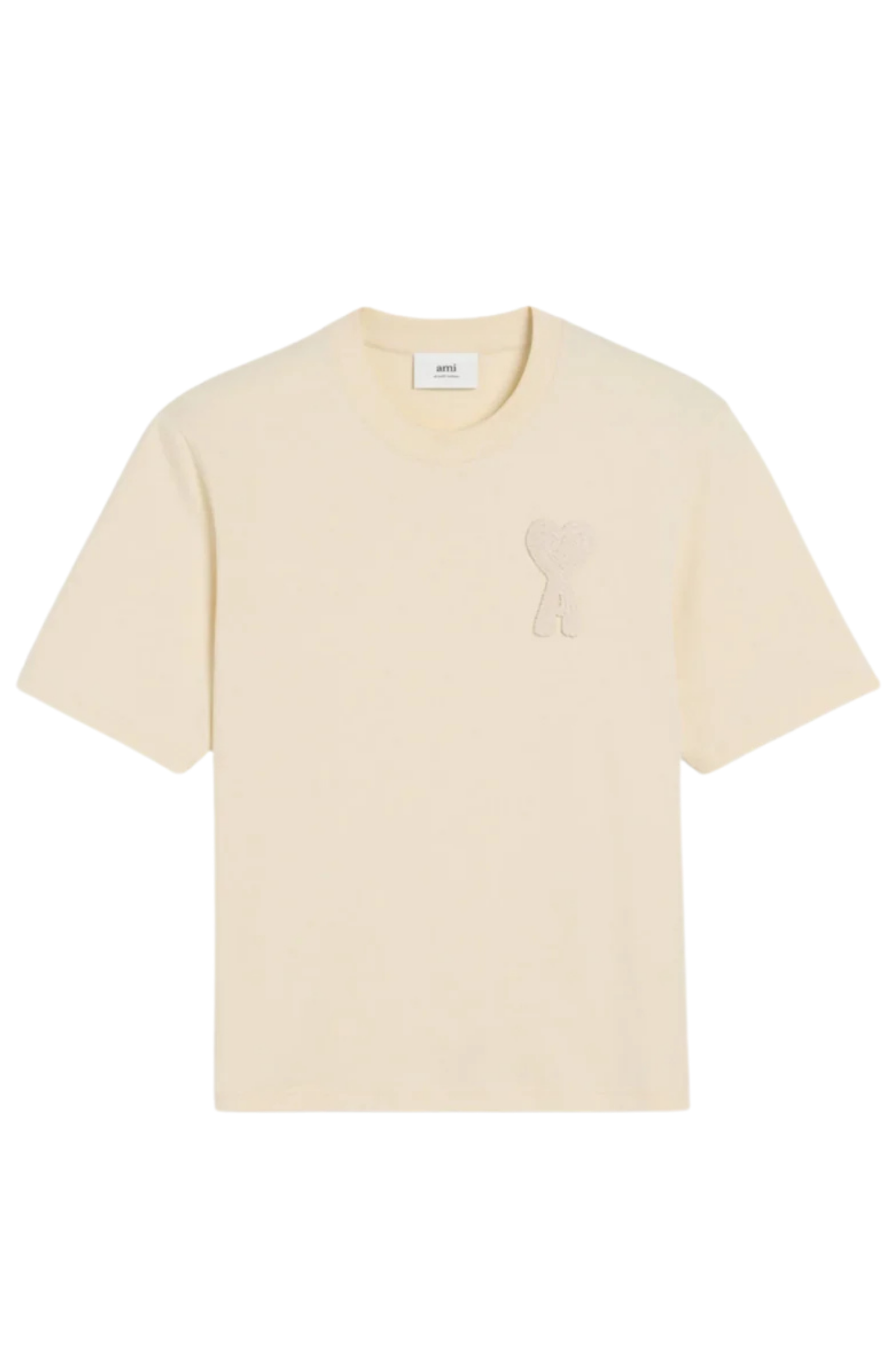 ami-paris-t-shirt-ami-de-coeur-beige-ss25-HTS055-726-136