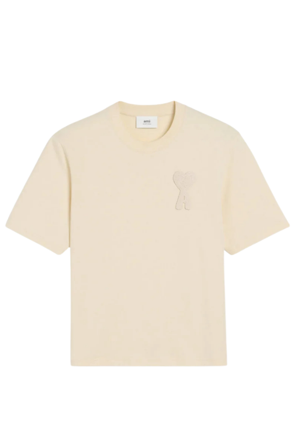 ami-paris-t-shirt-ami-de-coeur-beige-ss25-HTS055-726-136