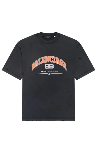 BALENCIAGA Футболка чорний 612965TLVJ11074