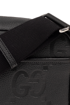 Gucci BLACK ‘GG Jumbo’ shoulder bag  766946 AABY7-1000