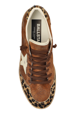 Golden Goose Brown 'Ball Star' Sports Shoes