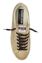 Golden Goose Beige ‘Super-Star Classic With List’ Sports Shoes