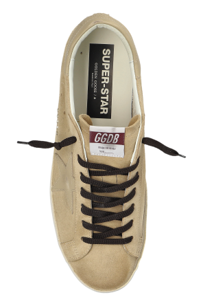 Golden Goose Beige ‘Super-Star Classic With List’ Sports Shoes