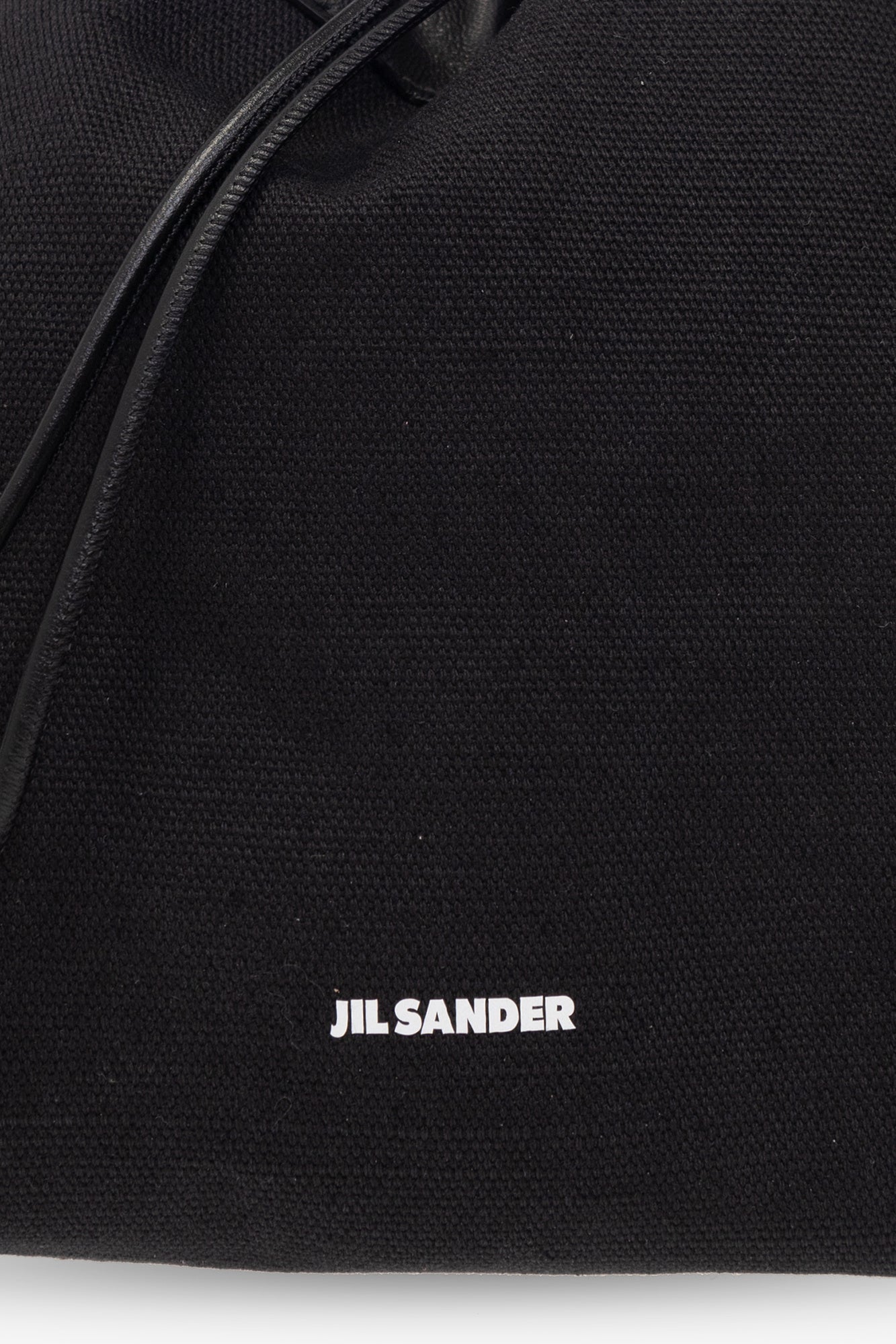 JIL SANDER BLACK ‘Dumpling’ bucket bag J07WG0027 P4860-001