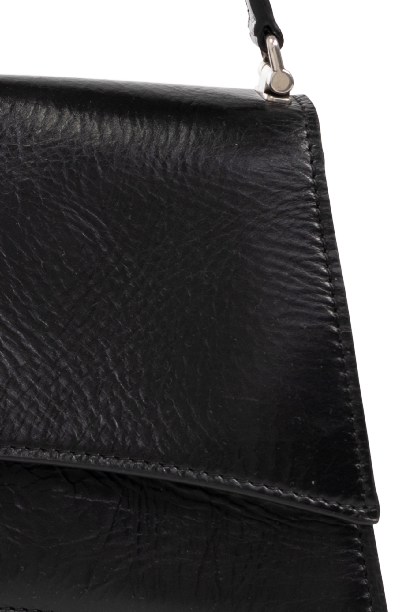 Balenciaga BLACK ‘Crush Small’ shoulder bag 765734 2AAR2-1000