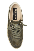 Golden Goose Green 'Soul Star' Sports Shoes