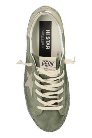 Golden Goose Green ‘Hi Star’ sports shoes