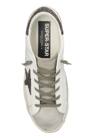 Golden Goose White ‘Super-Star’ sports shoes