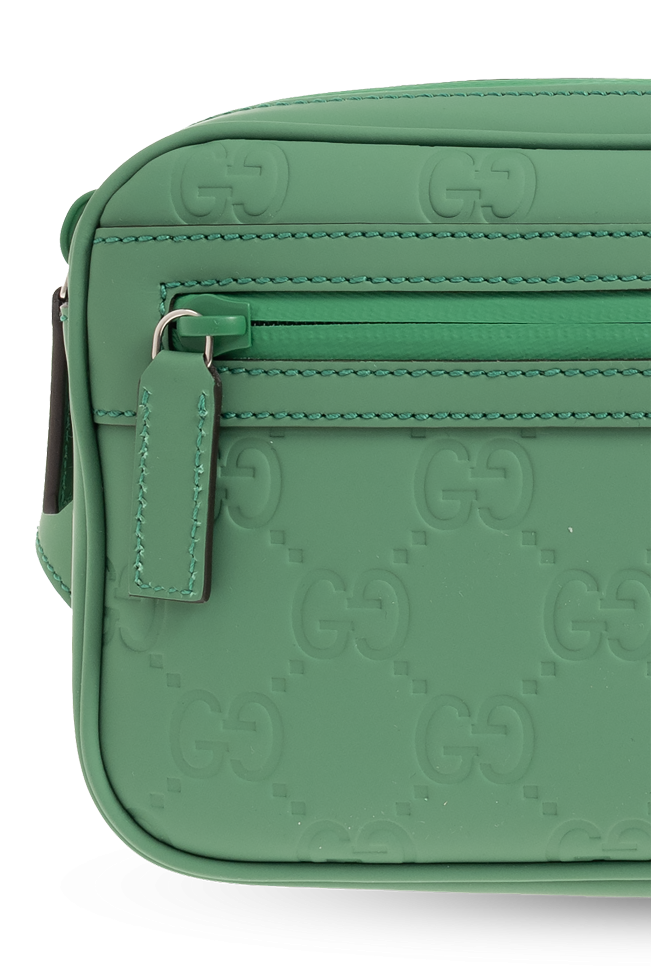 Gucci GREEN Monogrammed belt bag 771422 AAC0J-3743