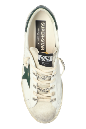 Golden Goose White ‘Super-Star Classic With List’ Sports Shoes