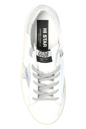 Golden Goose White ‘Hi-star’ sneakers