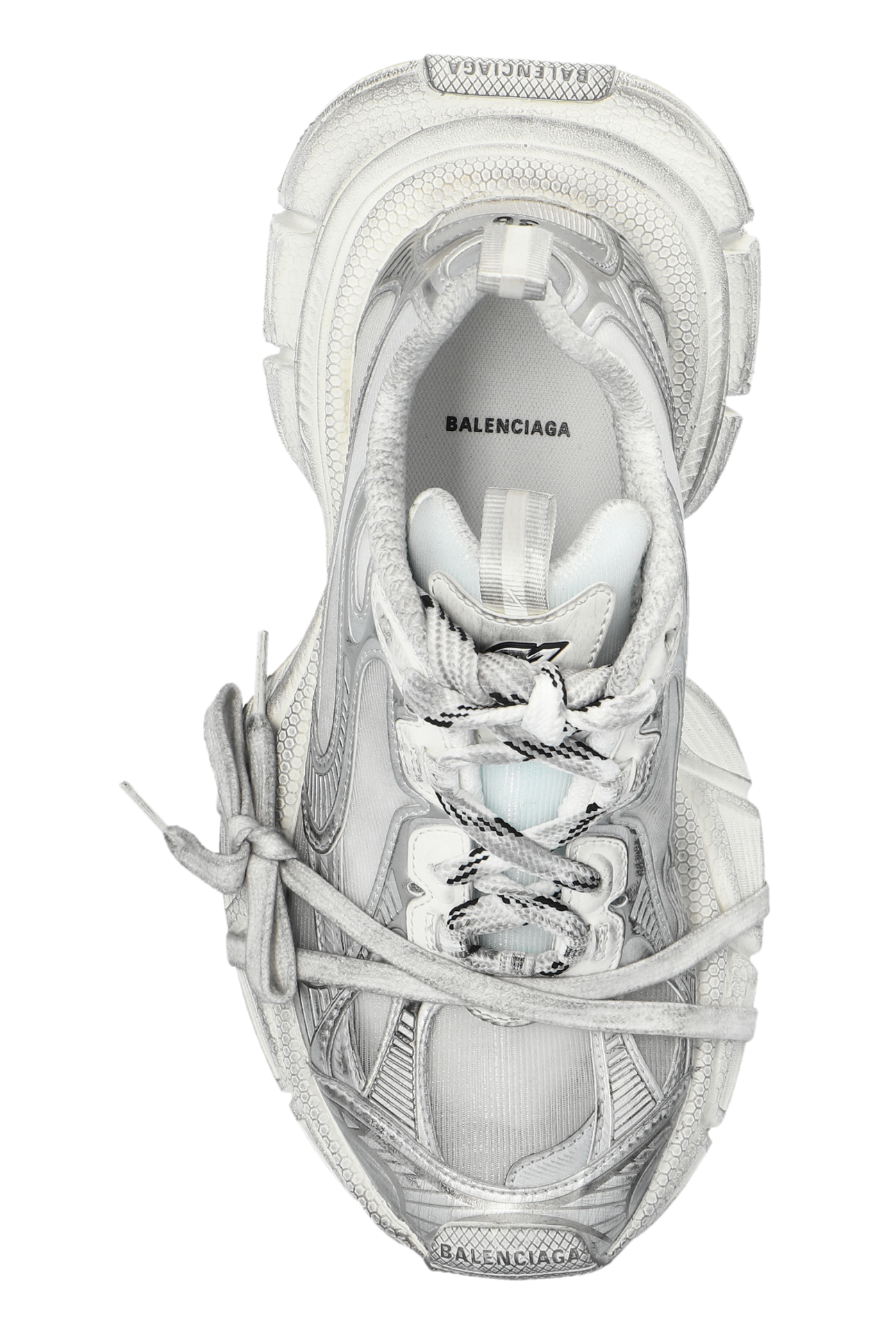 Balenciaga SILVER Sport Shoes 3XL 734731 WTRMH-9080