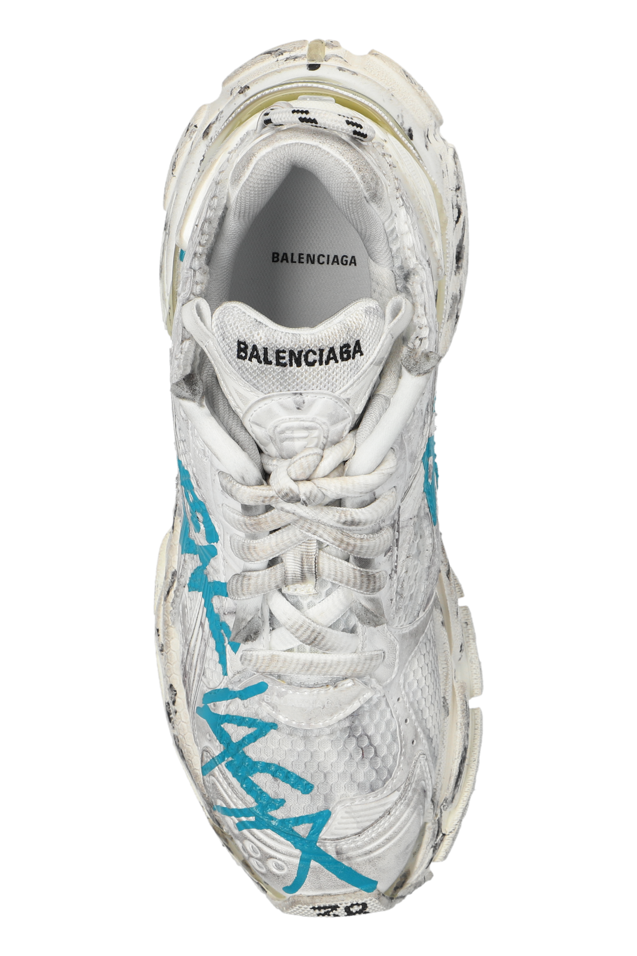 Balenciaga WHITE Sports shoes Runner 772767 W3RBQ-9040