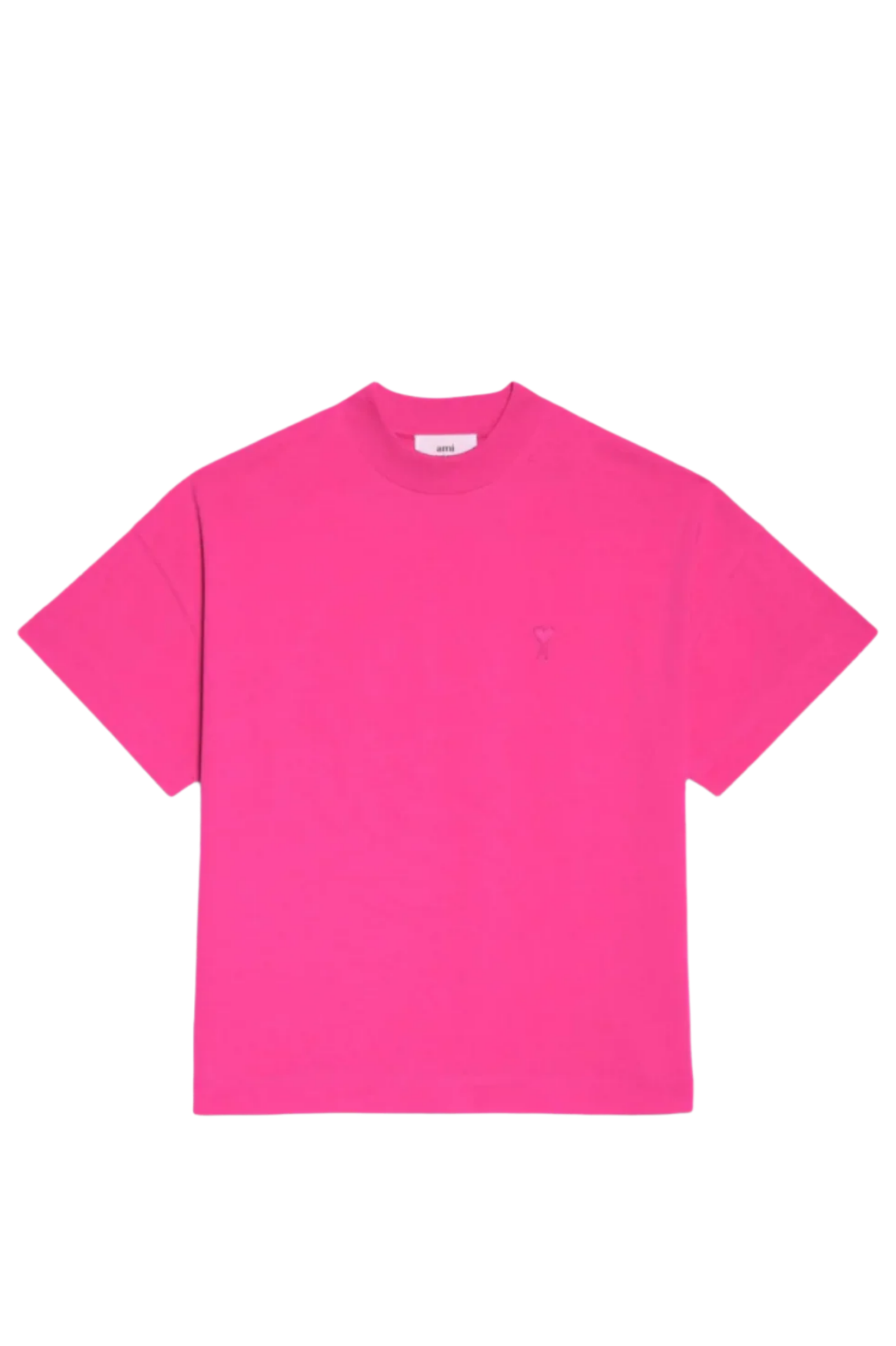AMI Футболка Ami De Coeur рожевий UTS012726 fuchsia pink
